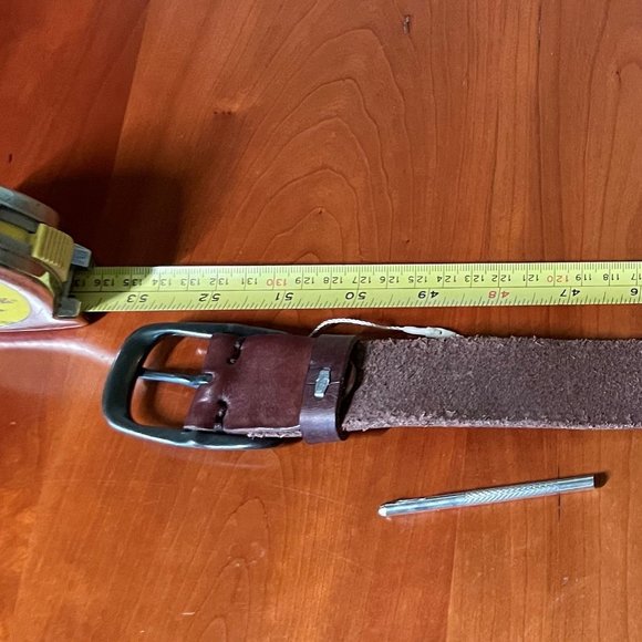 Full-Grain Leather Belt, Brown (NWOT) - Picture 5 of 8